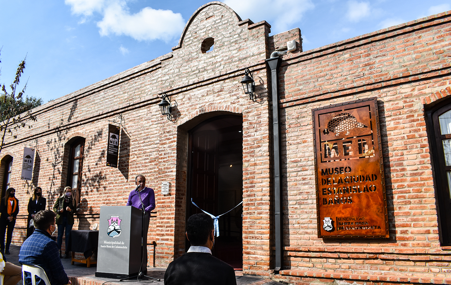 el intendente Municipal Claudio Chavero agradeció a todos los que trabajaron desde un comienzo en la creación y hoy puesta en valor del Museo de la Ciudad.
