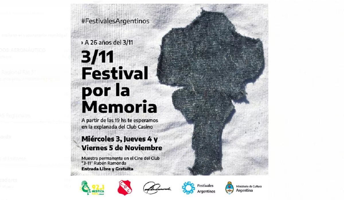 El evento es organizado por el artista Rubén Ramonda, la Cooperativa de Trabajo Mestiza Producciones, el Centro Deportivo Casino y cuenta con el apoyo de Festivales Argentinos y del Ministerio de Cultura de la Nación. 