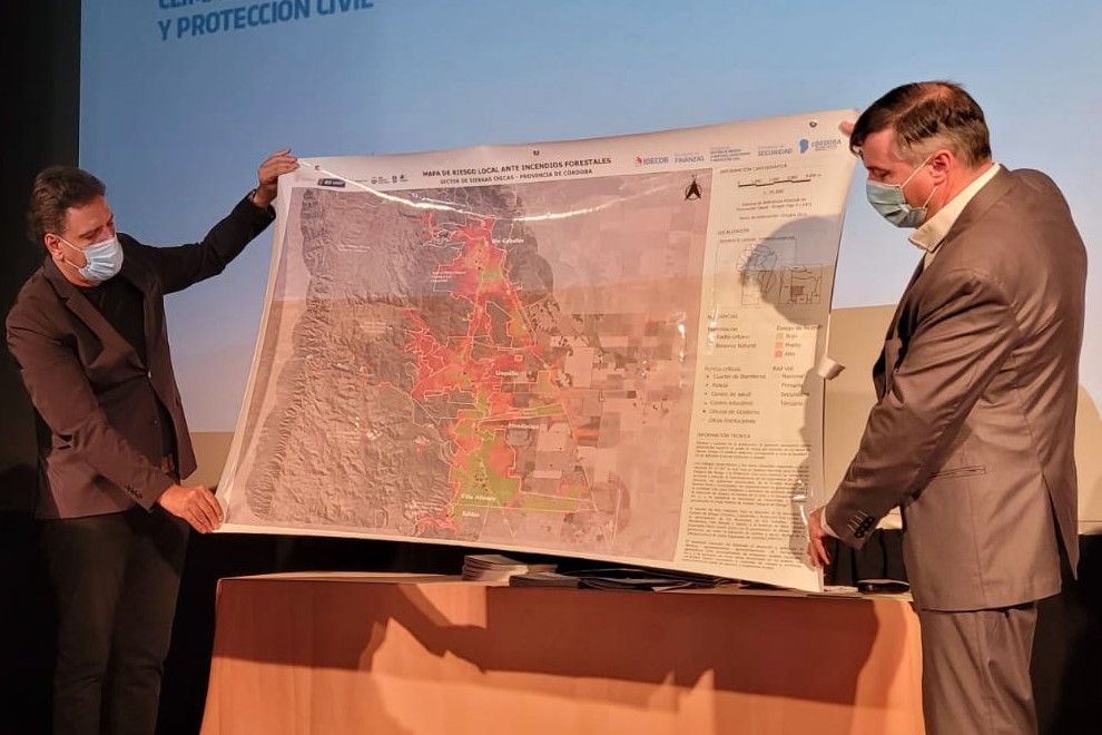 Sierras Chicas y Jesús María tienen sus mapas de riesgo de incendios