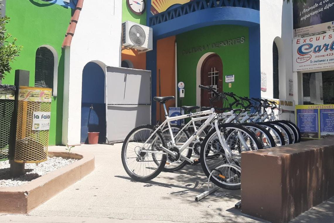 La Falda: habilitan el alquiler gratuito de bicicletas para paseos en la ciudad
