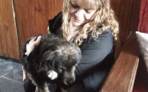 Huinca: por una foto en las redes, se pudo reencontrar con su mascota tras 7 meses