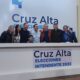Martín Gill, Daniel Passerini y Carlos Massei festejaron junto a Agustín Gonzalez en Cruz Alta