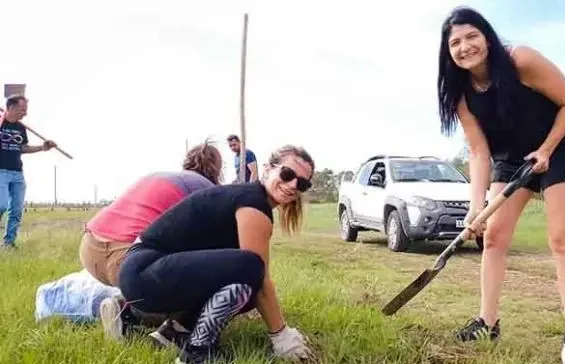 Desde el municipio concretaron la colocación de 100 nuevos algarrobos en el acceso norte de la ciudad.