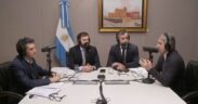 El ministro Caputo entrevista a Angel Kusa en su primer programa de streaming.